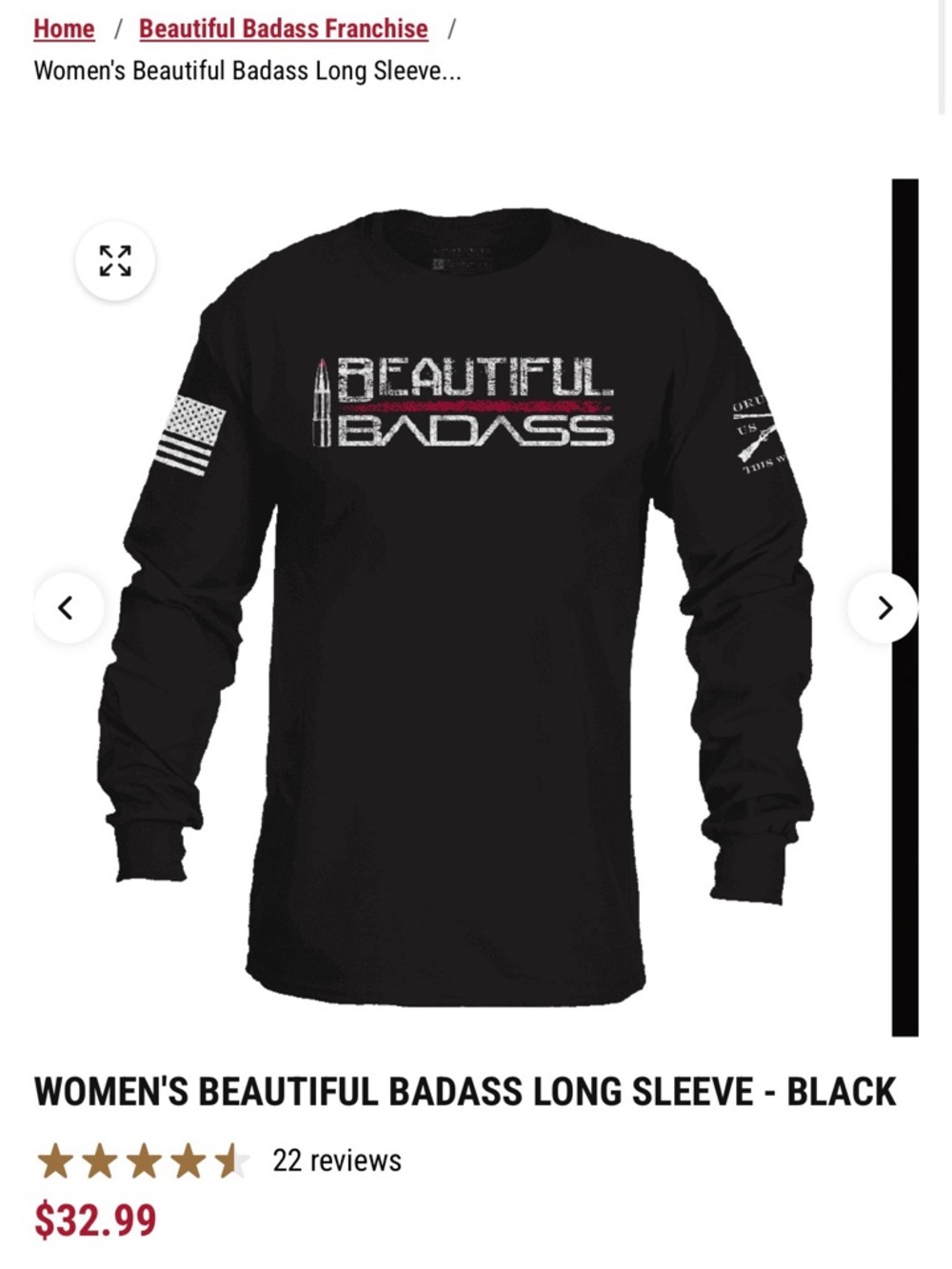 Women Long Sleeve Shirt - Black